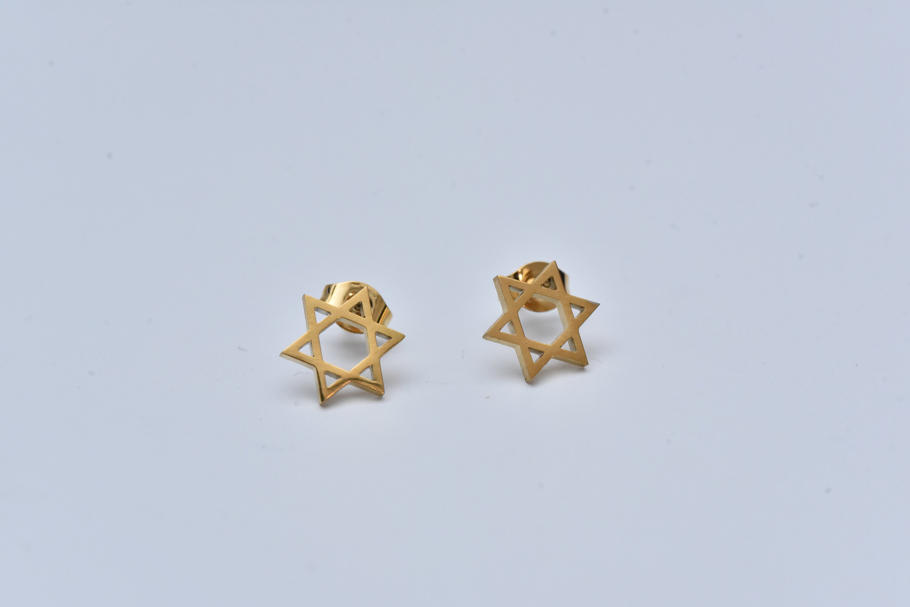 Orecchini con Stella di David con Stella Ebraica a Croce Orecchini a Goccia Acciaio Inossidabile Orecchini con Stella a Sei Punte Israeliane Gioielli di Hanukkah Ebraica
