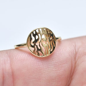 Shema Israel Gold Ring-Hebrew Gold Ring-Gold Bible Ring-Gold Shema Ring-Judaica Jewelry-Gold Daily Ring-Jewish Ring-Spiritual-gift for her