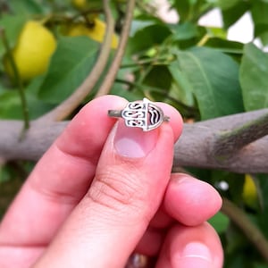 Simple Hamsa Ring-Hand Ring-Small Hamsa Ring-925 Silver Ring-Fatima Hand Jewelry-Hamsa-Gift for Her