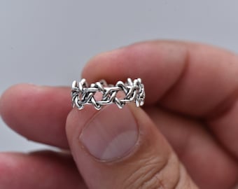 Anillo de estrella judía, Anillo judío, Estrella de David, Anillo apilable, Anillo abierto, Anillo de todos los días, Joyería judaica Regalo para ella, Regalo para mujer