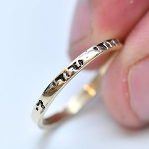 14k Gold Ani Ldodi Ring Hebrew Biblical Ring,beloved is mine ring,Wedding ring,Love ring in Hebrew,Hebrew RING,Solid 14K gold,Gift for her