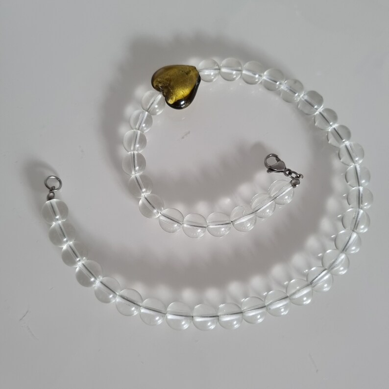 Chunky Beaded Necklace - Dirty Martini main image 1