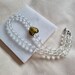 Chunky Beaded Necklace - Dirty Martini main image 0