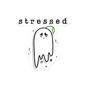 Adesivo Fantasma Estressado