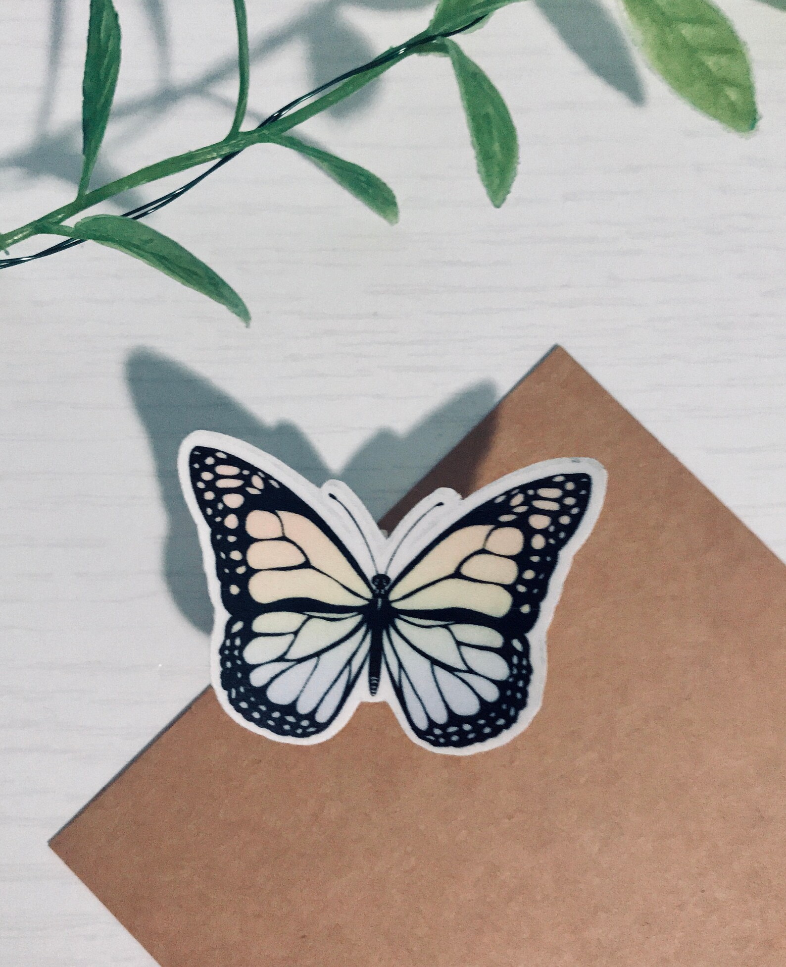 Small Butterfly Sticker decal matte sticker laptop Etsy