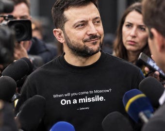 Zelensky Sweatshirt, Ukraine Political sweater, Popular trending now, Ukraine sweatshirt, Support Ukraine,Anti putin sweatshirt,On a missile