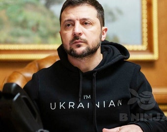 I'm ukrainian,I'm ukrainian hoodie,pullover,sweatshirt,ukrainian hoodie,Ukraine hoodie,support ukraine,zelensky shirt,zelensky hoodie,hoodie