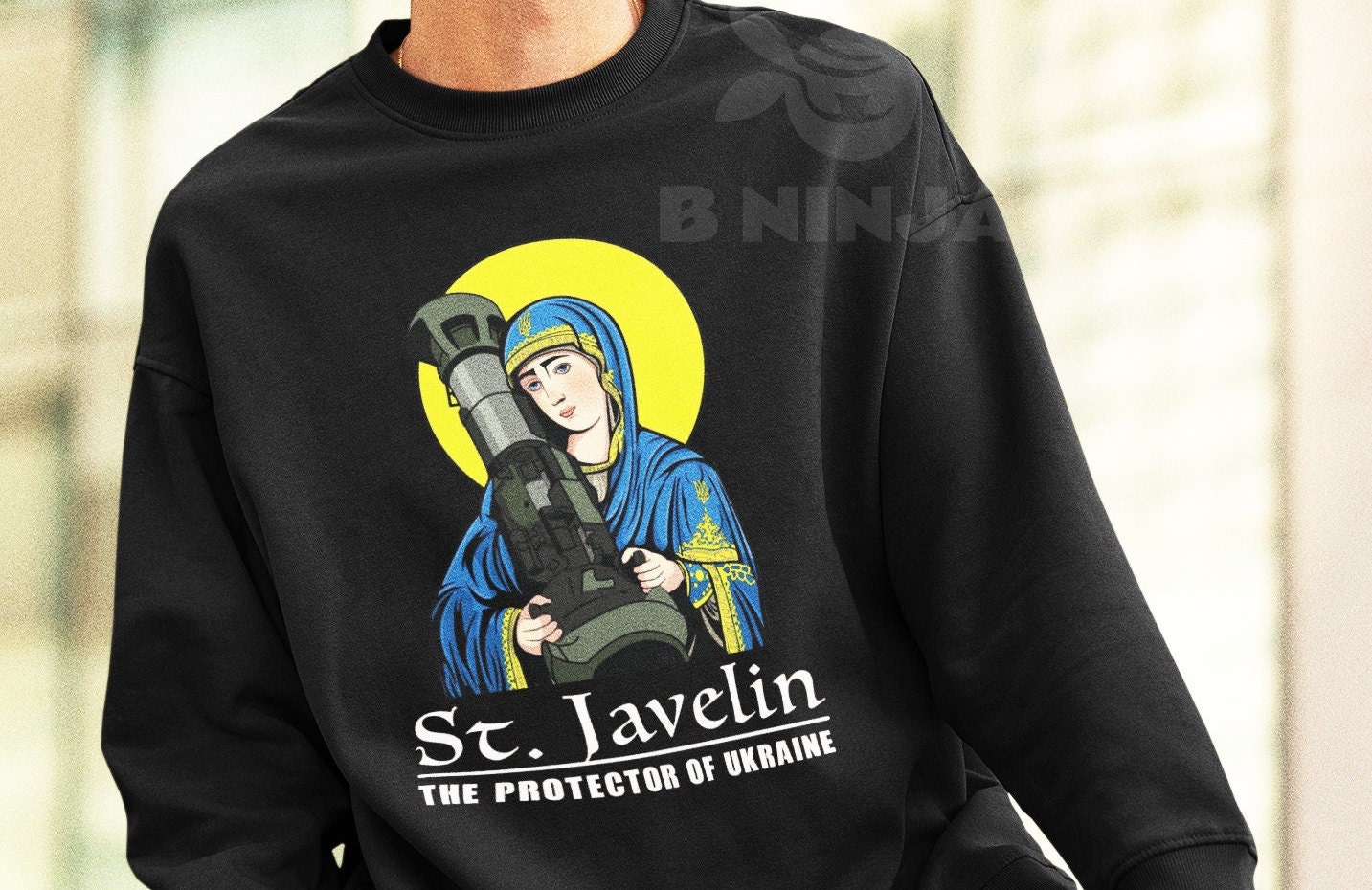 Zelensky Hoodie - Ukraine Präsident Dreizack Pullover