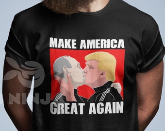 Trump shirt,usa election 2024 shirt,republican shirt,putin shirt,trump putin kiss,donald trump,funny trump shirt,joe biden,trending now