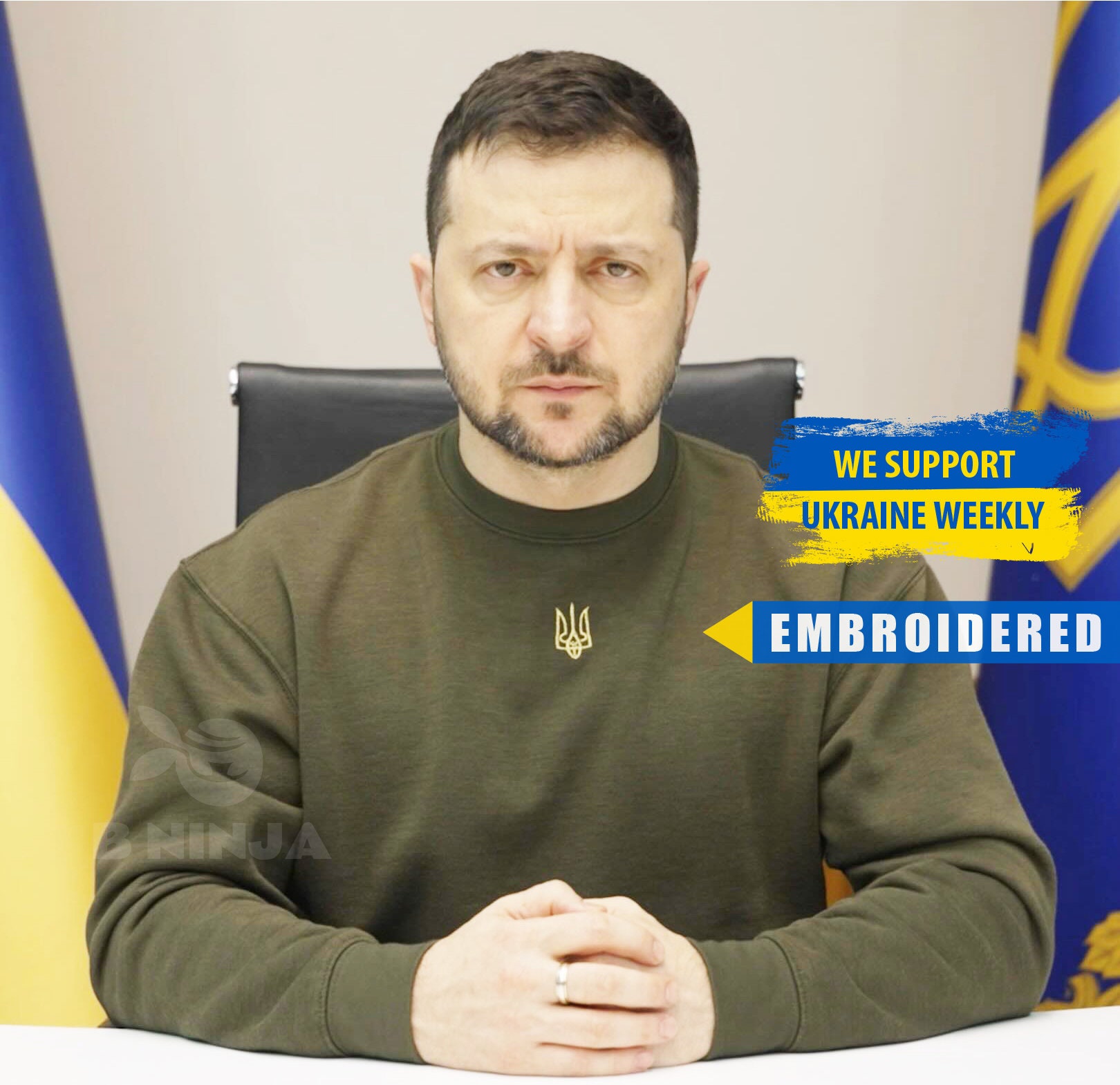 Zelensky Sweatshirt,embroidered Ukraine Sweatshirt,zelensky