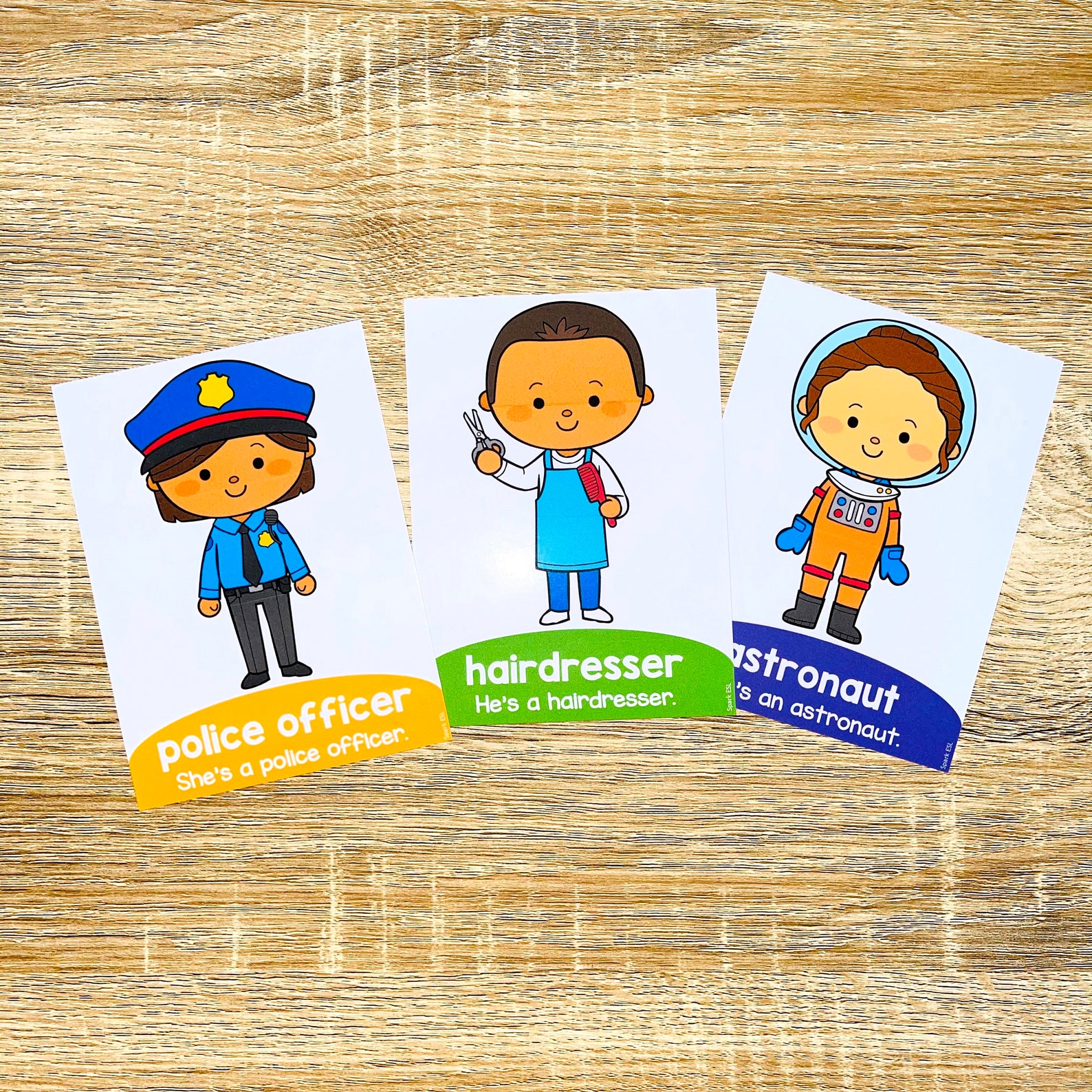 Jobs Flashcards For Kids Printable Occupations Flashcards Great For
