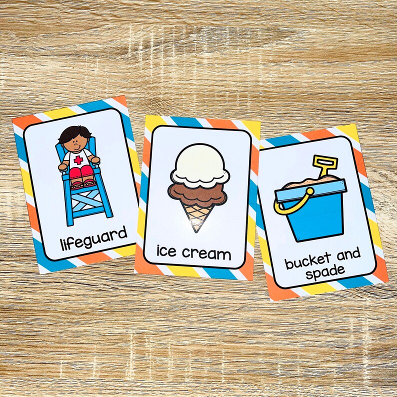 ESL Beginner Flashcards for Kids Four Seasons Flashcards Etsy Canada