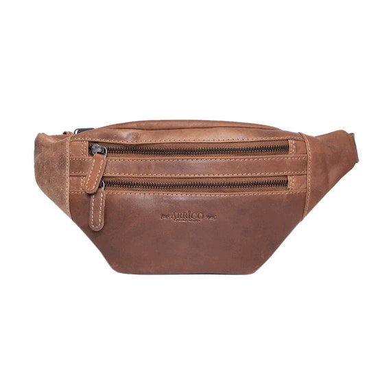 Leather Fanny Pack-luxury Leather Crossbody Bag-bum Bag-unisex 