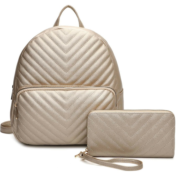 Backpack purse shop with wallet