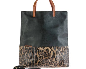 Leopard Handbag Tote-Trendy Boutique Handbag-Leopard Print Tote Bag-Women's Purses-Top Leopard Print Purse