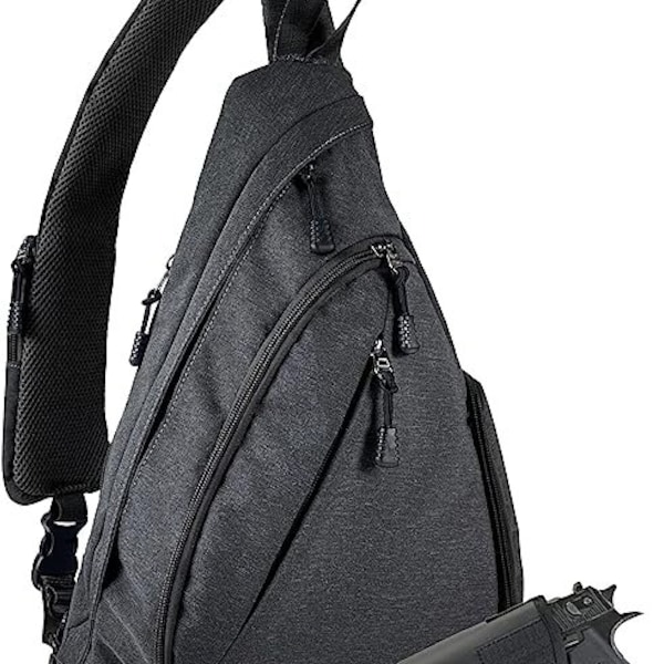 Peyton Concealed Carry Crossbody Sling Backpack & Holster-Concealed Carry Shoulder Bag Sling-Jessie James Outdoor Concealed Crossbody Sling