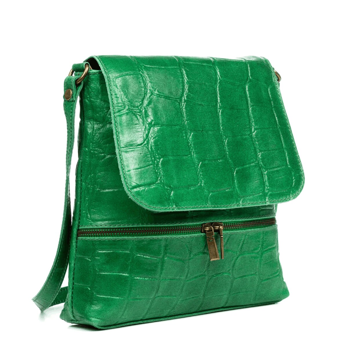 Italian Leather Shoulder Bagmade in Italy Handcrafted Leather Etsy