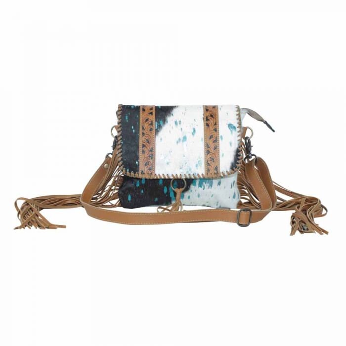 Myra Upcycled Western Fringe Clear Stadium Bag – KalaKotee & Co.