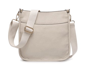 Sac bandoulière Posie avec sangle de guitare-Sac à bandoulière avec sangle réglable-Jen & Co Sac en cuir végétalien le plus vendu-Sacs à main et sacs à main pour femmes