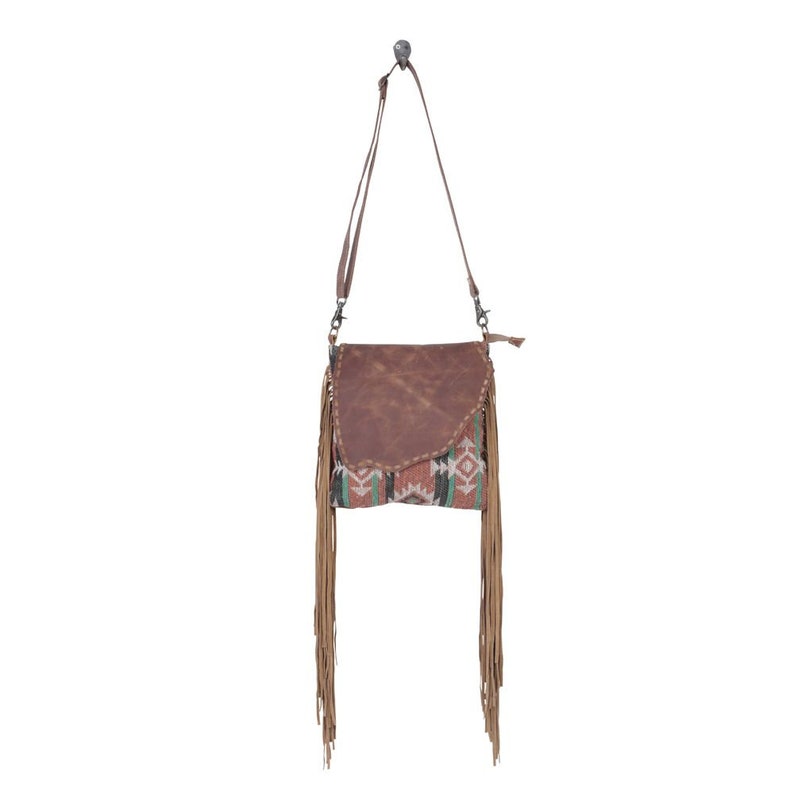 Concealed Carry Leather Rug & Canvas Fringed Etsy