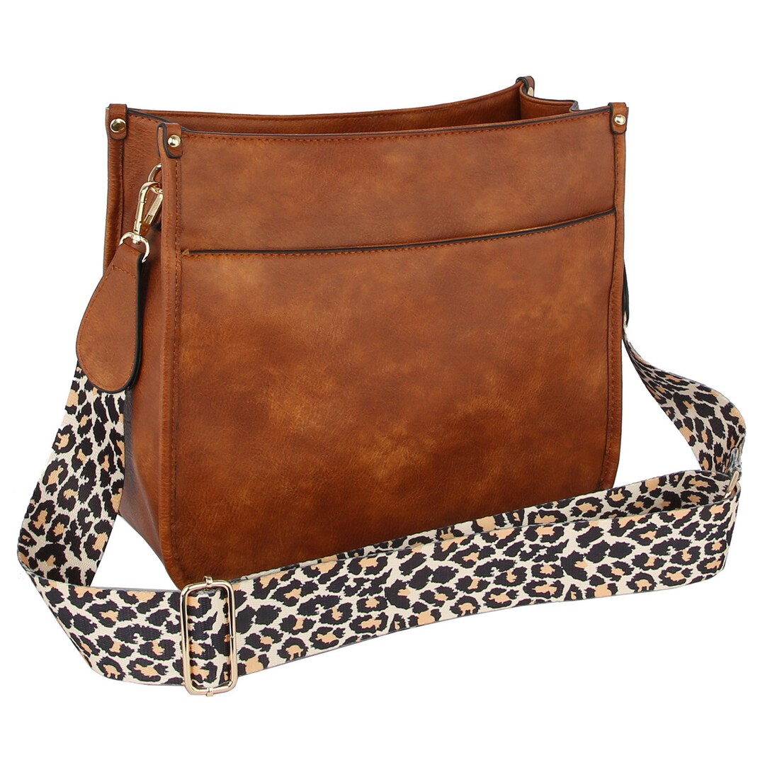 Women's Leopard Print Tote Bag - Faux Fur Shoulder Handbag, Crossbody Purse For Travel, Work & Casual Use - View #11