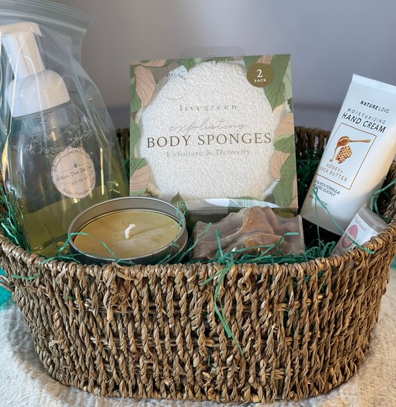 Cestas de regalo de spa para mujeres, cesta de regalo de belleza, cesta de  spa, kit de spa para cama y baño, cestas de regalo para mujeres, juego de