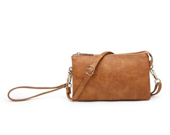 Riley Crossbody-Jen & Co Wristlet Shoulder Bag-Various Colors