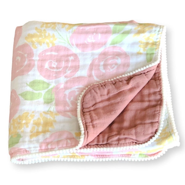 Organic Cotton Baby Quilt | Storybook Cottage
