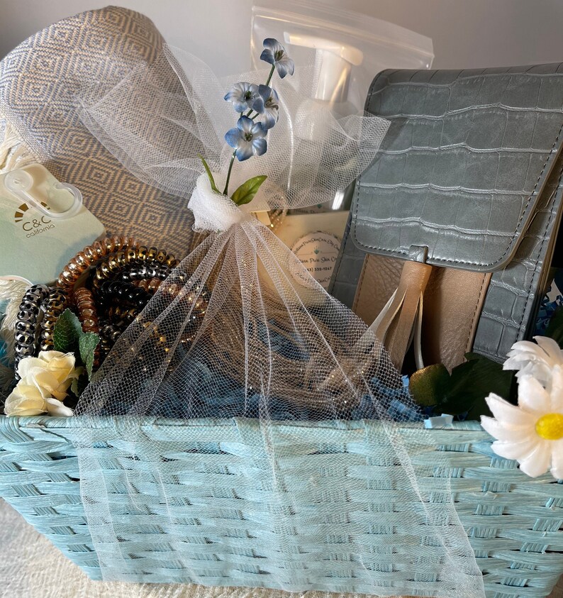 Luxury Birthday Gift Basket for Herspa Gift Basket With Purse Etsy