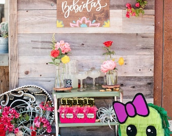 Mini piñata de champán para propuestas de dama de honor, bodas de destino, bodas de fiesta, Cinco de Mayo, recuerdos de fiesta, bodas mexicanas, despedidas de soltera