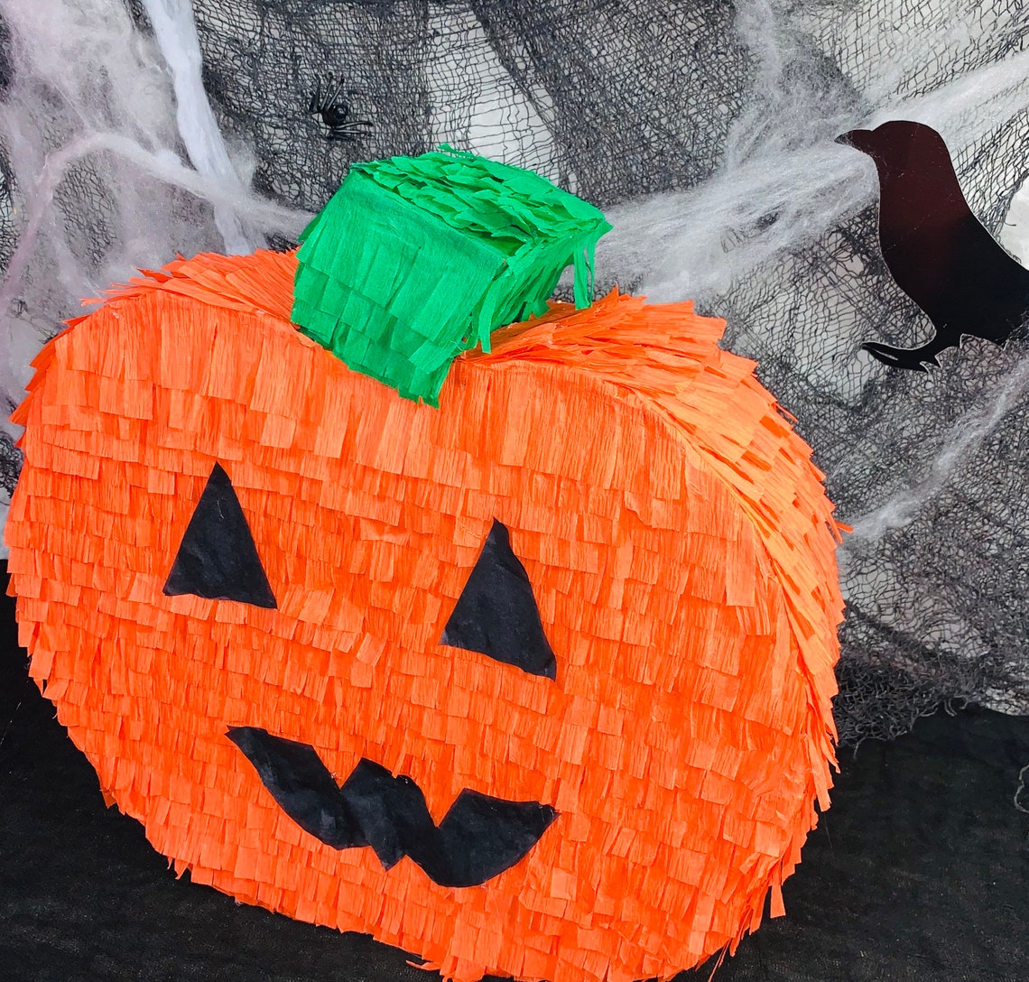 Halloween Piñata Pumpkin Piñata Halloween Decorations Etsy UK