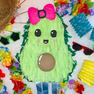 Avocado Pinata, Piñata, Cinco de Mayo, Taco Party Decoration, Birthday Party, Tutti Frutti Party, Kids Birthday Pinata