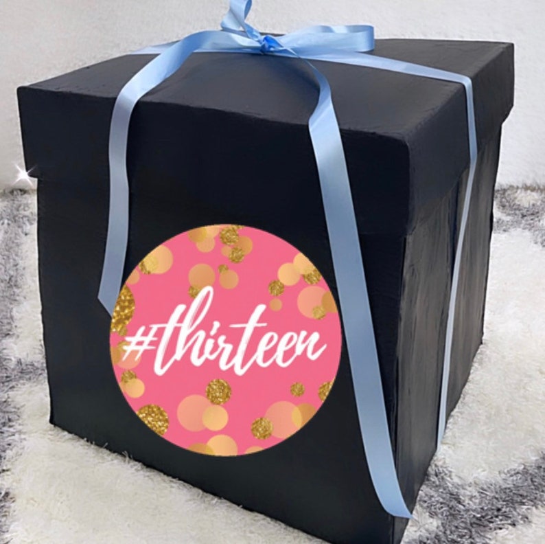 Explosion Box Gender Reveal Surprise Box 1st Birthday Baby Etsy