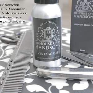 Hair, Beard & Skin Oil - Nasamatto Black Afgano Type Scent - Balm Oil To Nourish, Moisturise And Condition. Mens Fragranced   Gift