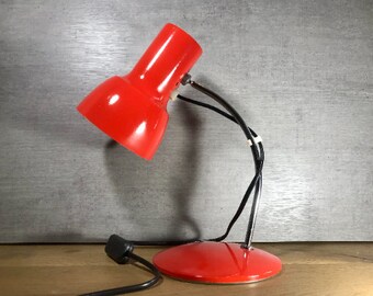 Josef Hurka Napako/ Table lamp / Type U7137/ Mid century lamp / Industrial Lamp/ 1960s/ Czechoslovak/ Modernism/ Funkcionalism/ Vintage Lamp