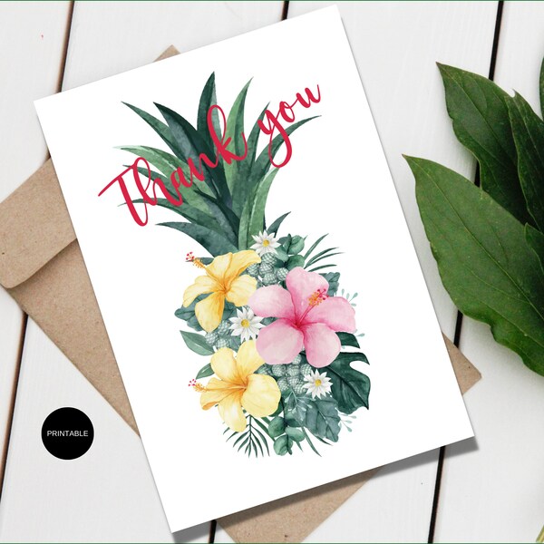 Pineapple Thank You - Etsy