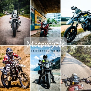 10 Motorcycle Professional Lightroom Presets ,For Bike Lovers,Motorcycle enthusiasts,photographers