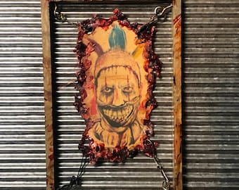 Twisty the Clown - Framed INKfection Collection Tattoo Art -  Horror / Oddities Decor -  Halloween / Haunted House Prop
