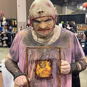 Regan from the Exorcist - Framed INKfection Tattoo Art - Horror / Oddities Decor - Haunted House / Halloween Prop image 7