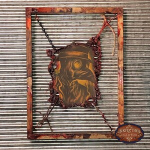 Plague Doctor - Plague Mask - Framed INKfection Tattoo Art - Horror / Oddities Decor - Haunted House / Halloween Prop