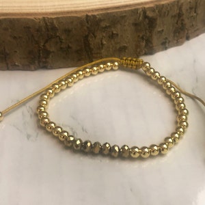Adjustable Beaded Bracelet
