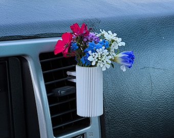 Amazon.com: ADR. Car Flower Vase Clip Holder Glass Tube for