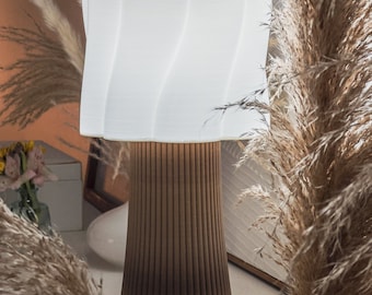 Cozy Modern Table Lamp, Decorative Lamp, Flower Lamp, 3D Printed Bedside Lamp With E12 Bulb
