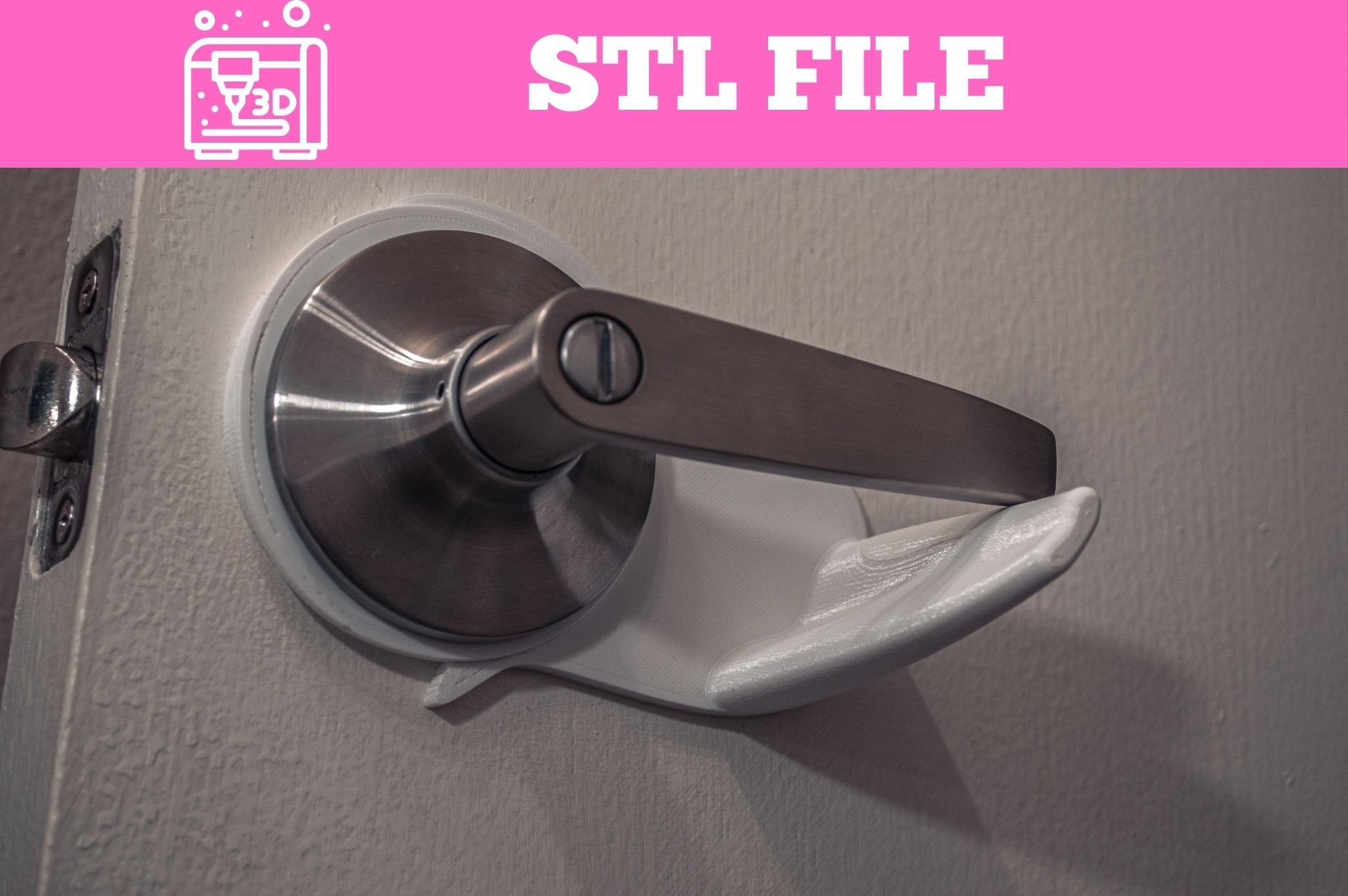 STL-Datei Türpuffer - Konkaver Wandschutz 🏠・3D-druckbares Modell
