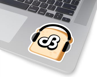 Daily Bread EDM Sticker: Bass Music Vinyl Decal, Raver Laptop Accessory