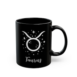 Taurus Zodiac Mug: Celestial Astrology Coffee Cup