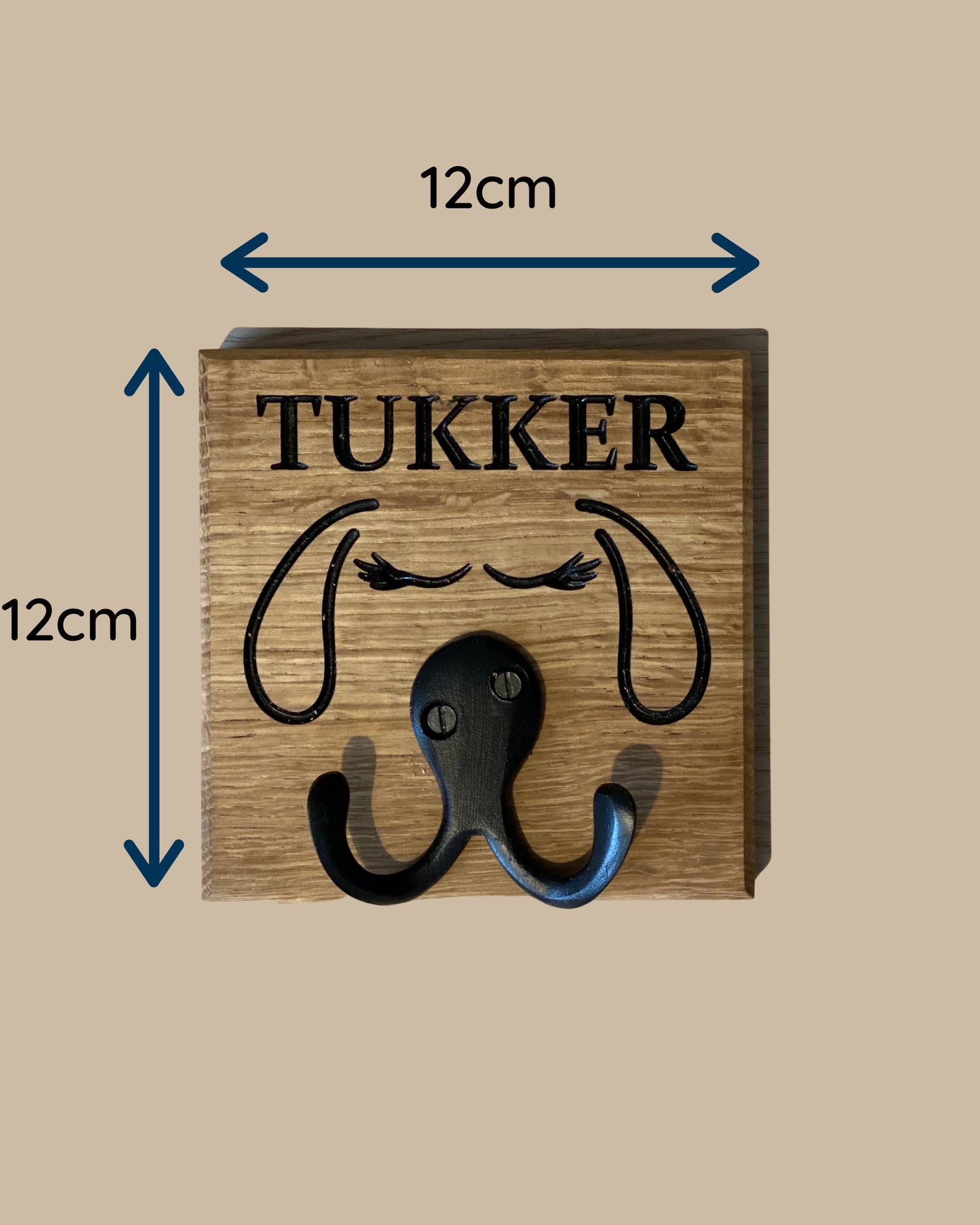 PERSONALISED DOG HOOKS Engraved Wood Hooks Puppy Name Hooks Etsy UK