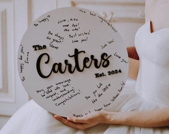 Signo de bienvenida de boda, libro de visitas personalizado y decoración de boda de madera, boda rústica, señalización acrílica, verano, primavera