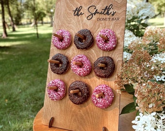 ローズゴールド ドーナツ 壁掛け ドーナツ ディスプレイスタンド 結婚