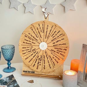 Custom Family Prize Wheel Game , Grad Party Game, Game For Guests, Office Party Games, Business Wheel of Fortune, Wedding Custom Game
